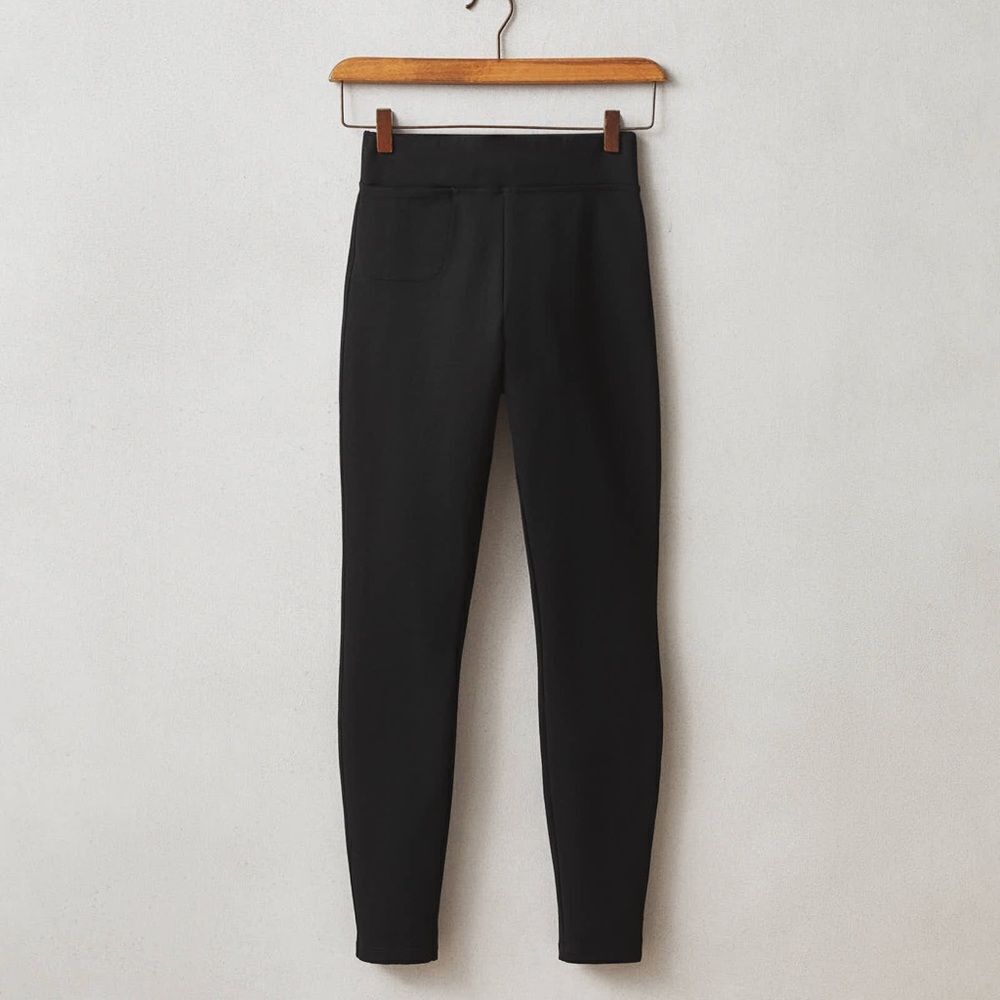 American Giant Black Ponte Pants